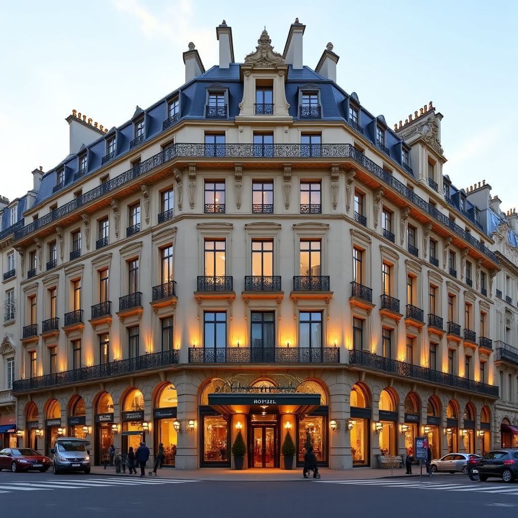 Le siège social de Grand Luxe Hôtels à Paris